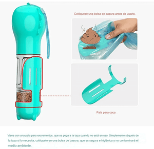 Termo Pet™ | Botella Multifuncional 4 en 1 + Envío GRATIS.